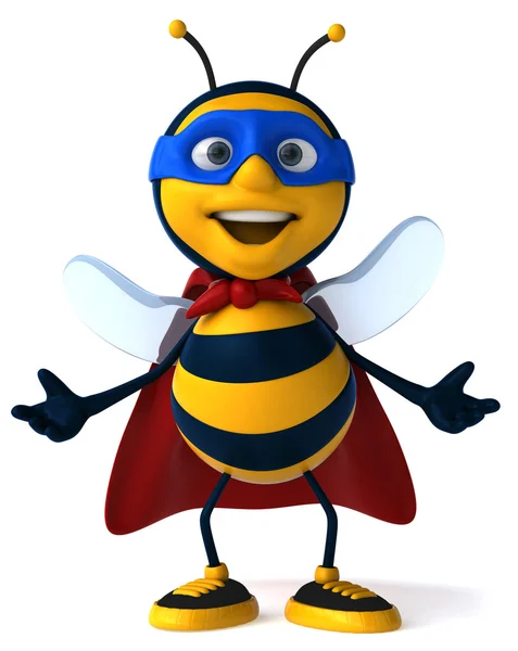 Super abeja divertida — Foto de Stock