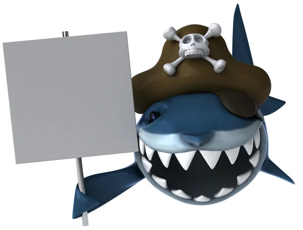 Shark pirate — Stock Photo, Image