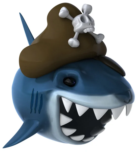 Shark pirate — Stock Photo, Image