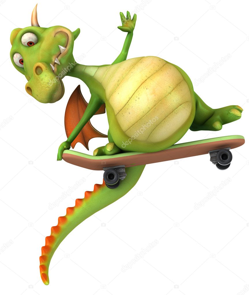 Lustiger Drache Stockfotografie lizenzfreie Fotos