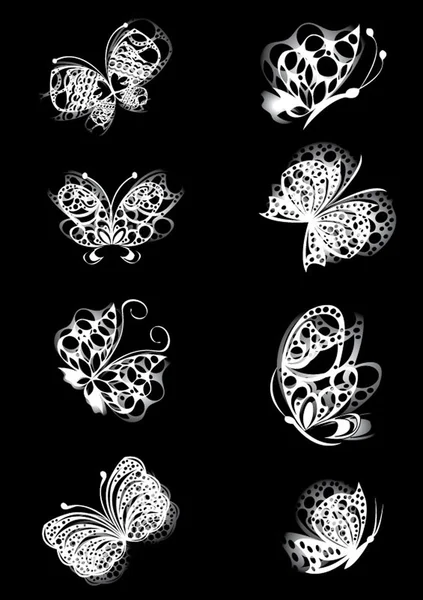 Butterfly Collection — Stock vektor
