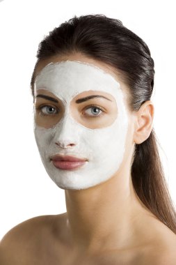 The beauty mask clipart