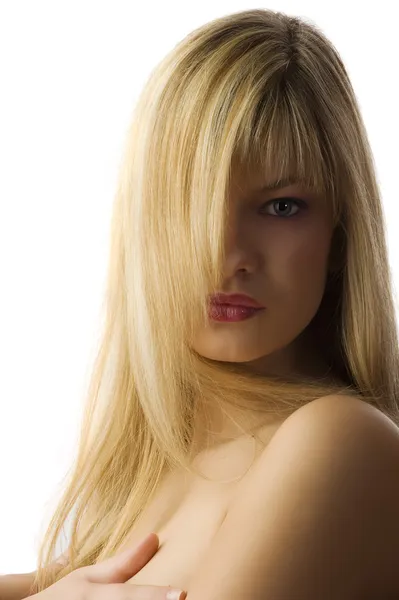 Pěkná blondýnka — Stock fotografie