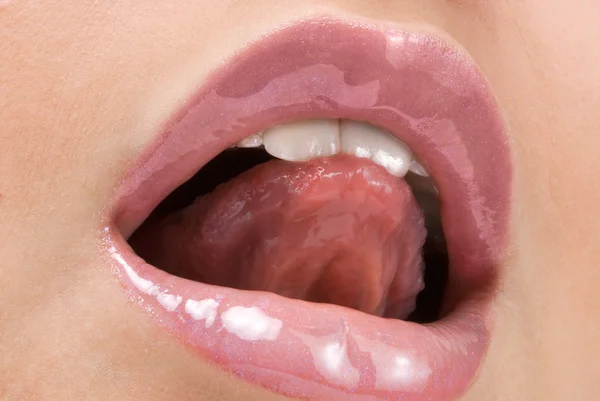 혀 — 스톡 사진