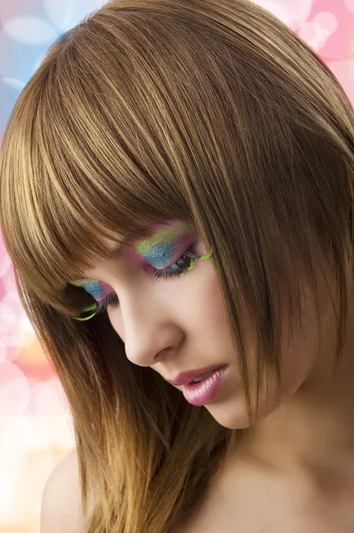 Creatieve make-up — Stockfoto