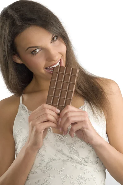 Bloquear chocolate — Foto de Stock