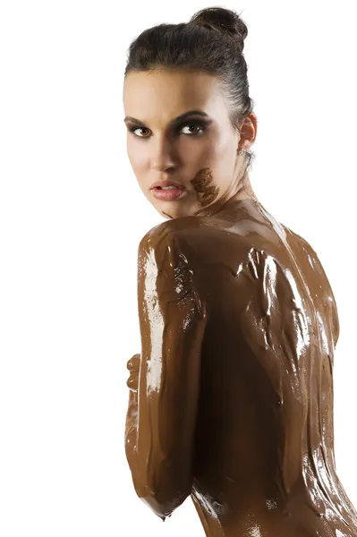 A csoki lányt — Stock Fotó