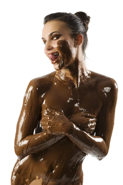 La chica del chocolate —  Fotos de Stock
