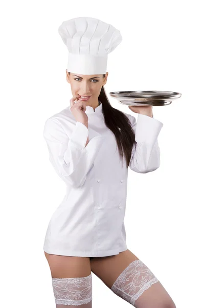 The sexy chef — Stock Photo, Image