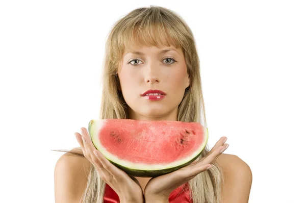 De watermeloen — Stockfoto