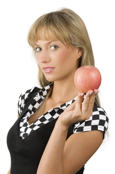 Red apple on point — Stock Photo, Image