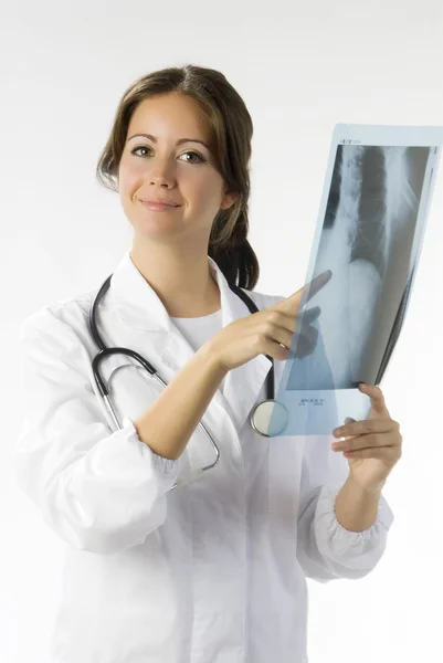 Radiografia Assistente — Fotografia de Stock