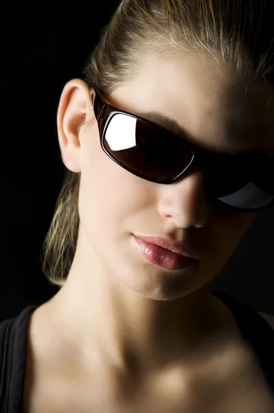 Girl with sunglasses Royalty Free Stock Images