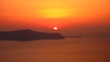 Santorini günbatımı