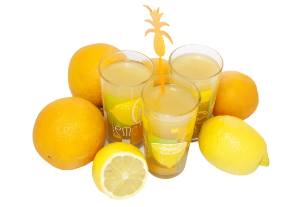 stock image Glasses with citrus juice