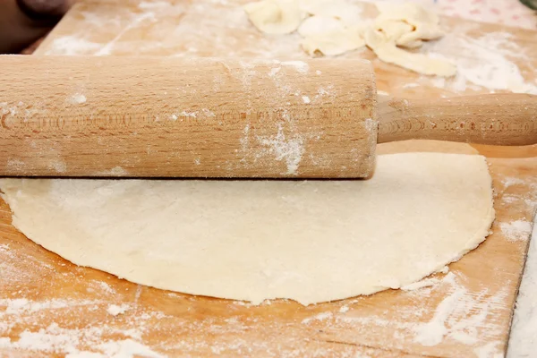 stock image Thin layer of raw dough