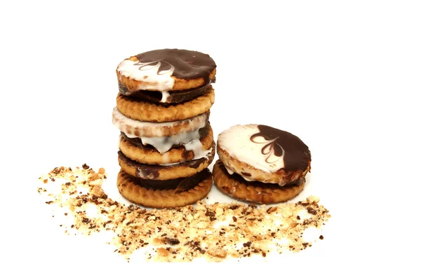 Vários biscoitos de manteiga — Fotografia de Stock