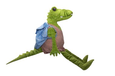 Toy crocodile clipart