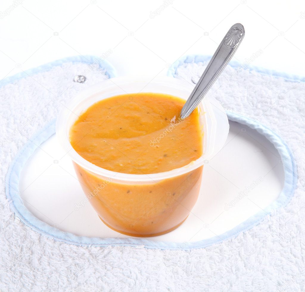 Puree De Carottes Pour Bebe Stock Photo Image By C Velymages