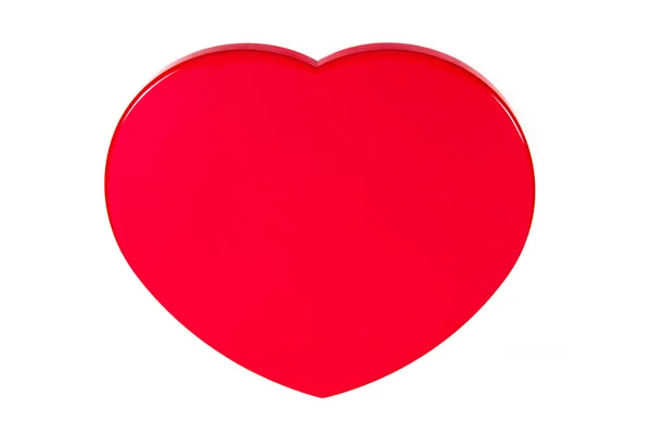 Kalp Resmi Tüm Girerler Sembolü Olarak Izole Beyaz Bir Arka — Stok fotoğraf