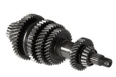 Transmission gears , isolated, on a white background clipart