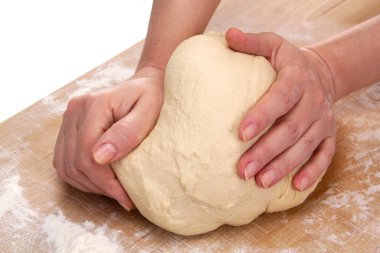 Kneading dough clipart