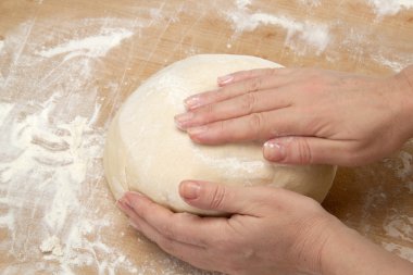 Kneading dough clipart