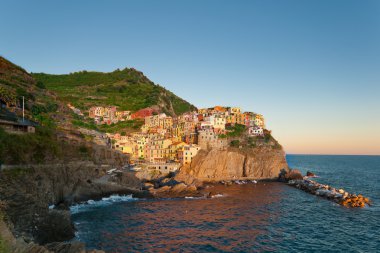 gün batımında Manarola