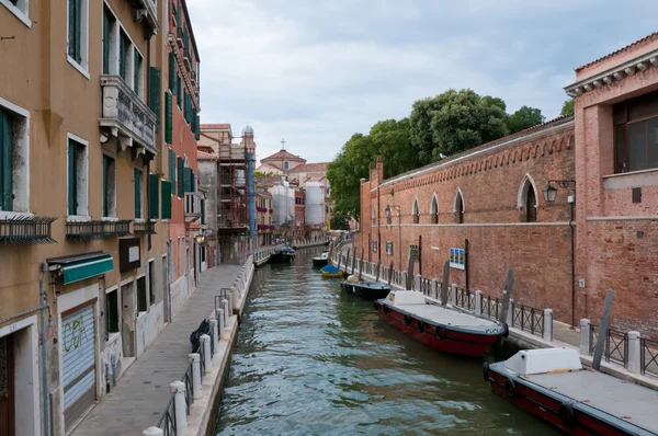 Pequeño Canal Silencioso Venecia Italia —  Fotos de Stock