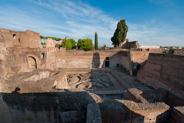 Ruiny Domus Augustana Rzym Włochy — Zdjęcie stockowe