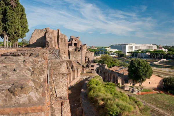 Domus Augustana Und Circus Maximus Rom Italien — Stockfoto