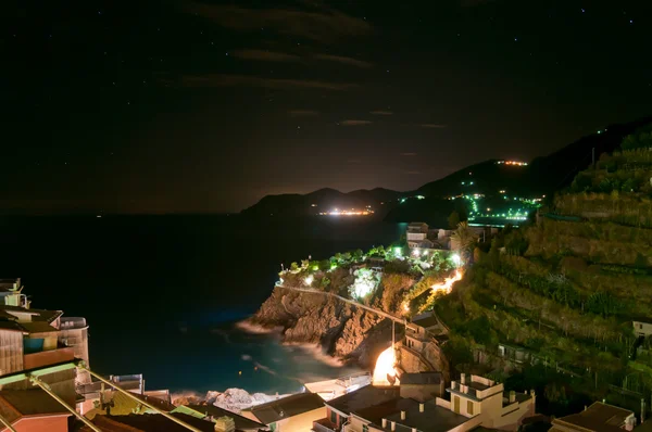 Seestern in der Nacht — Stockfoto