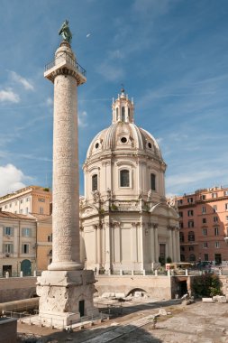 Church and column clipart