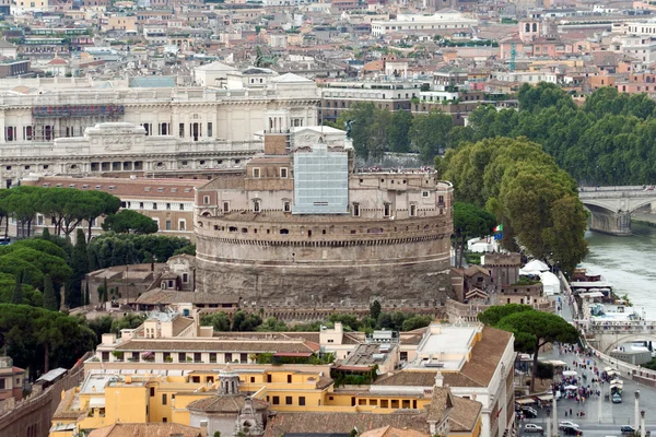 Панорамный вид на Рим — стоковое фото