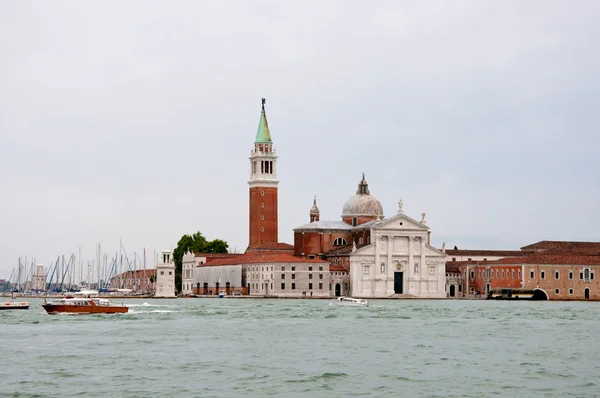 View Lagoon San Giorgio Maggiore Church Venice Italy — Stock Photo, Image