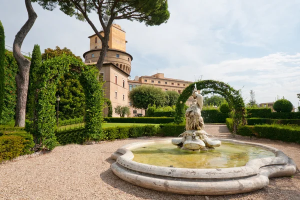 Blick Auf Das Vatikanische Radiogebäude Den Vatikanischen Gärten Rom Italien — Stockfoto