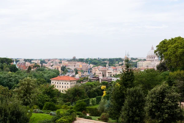 Beautiful View Park Peter Basilica — Stock Photo, Image