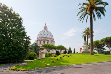 View at the St Peter's Basillica clipart