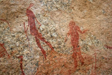 Bushmen Rock Paintings clipart