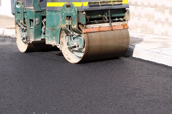 Travailleur asphalte — Photo