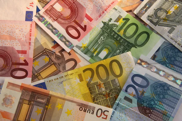 Notas de euro — Fotografia de Stock