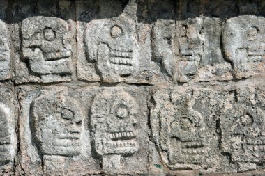 Tzompantli. Chichen Itza clipart