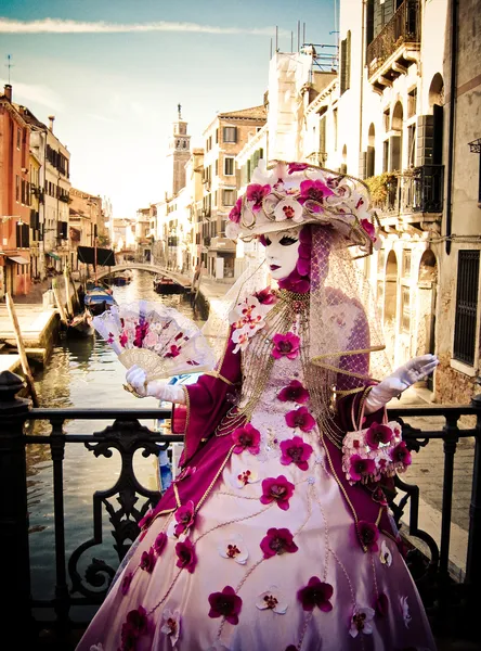 Masquerade in Venice — Stock Photo, Image
