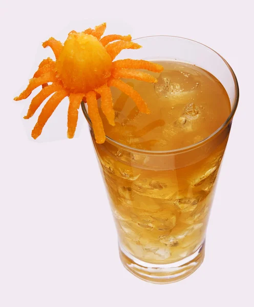 Una Bebida Amarilla Afrutada — Foto de Stock