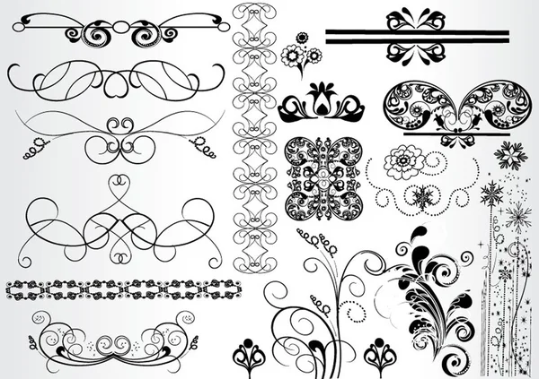 stock vector Element, design, plant collection, collection