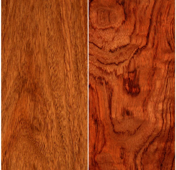 Duas texturas de madeira . — Fotografia de Stock