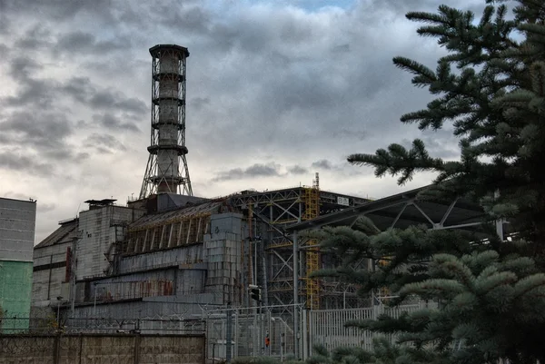 Atomowej elektrowni w Czarnobylu — Zdjęcie stockowe