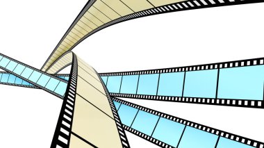 Colored films clipart