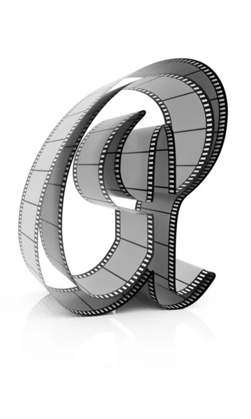 O alfabeto de um filme — Fotografia de Stock