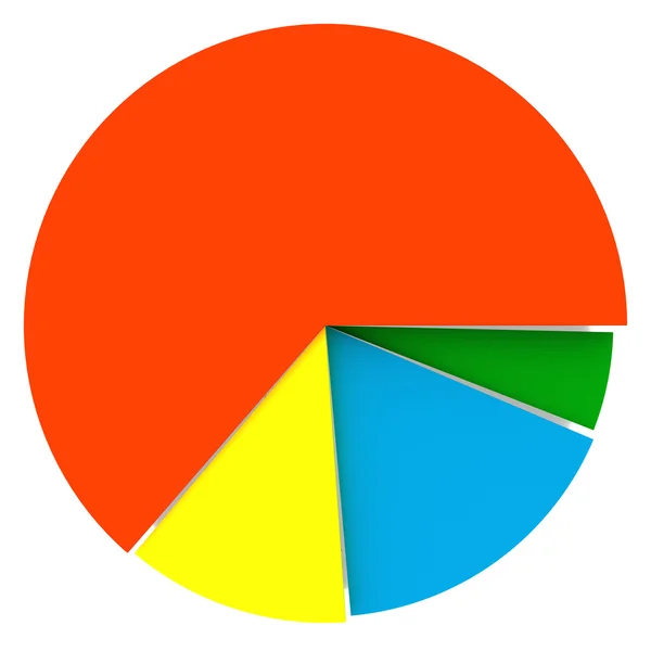 Kleur cirkel-diagram — Stockfoto